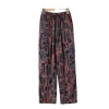 Summer cotton silk pants for middle-aged and elderly women, summer thin nine-inch pants for women, artificial cotton straight-leg pants for elderly grandmothers Item Picture
